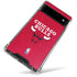 NBA Chicago Bulls Red Distressed Google Pixel 6 Clear Case